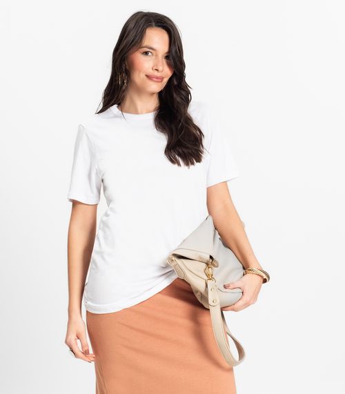 Camiseta Básica Unissex Rovitex Branco