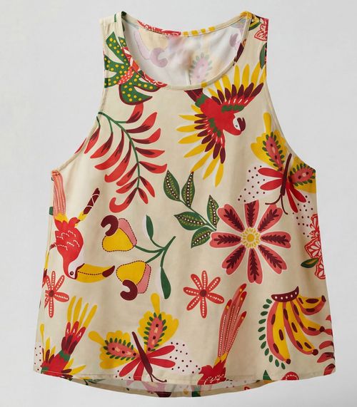 Regata Feminina Em Viscose Infinita Cor Verde