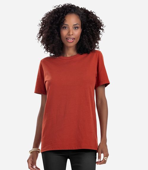 Camiseta Básica Unissex Rovitex Vermelho