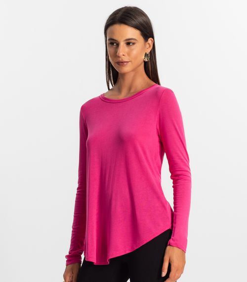Blusa Feminina Manga Longa Rovitex Rosa