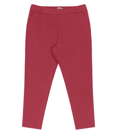 Calça Feminina Ponto Roma Plus Size Secret Glam Vermelho
