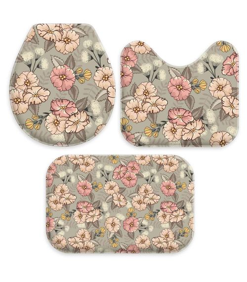 Jogo De Tapetes Para Banheiro Wevans Verde