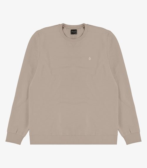 Moletom Masculino Básico Diametro Bege