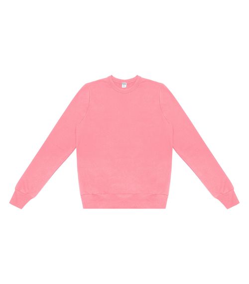 Moletom Feminino Básico de Moletom Rovitex Rosa