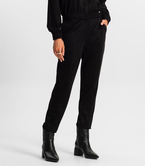 Calça Suede Feminina Rovitex Preto