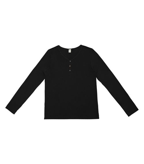 Blusa Feminina Com Botões Manga Longa Rovitex Preto