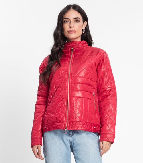 Jaqueta Feminina Em Microfibra Endless Rosa