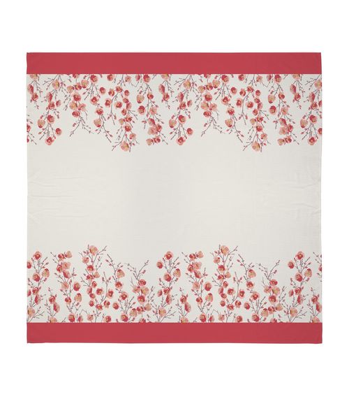 Toalha De Mesa Quadrada Basic 4 Lugares Teka Laranja