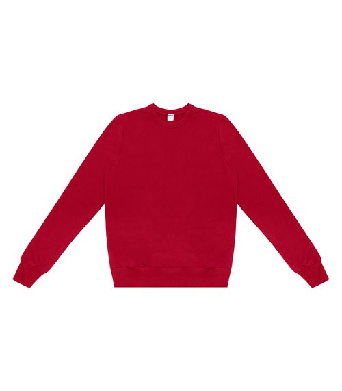 Moletom Feminino Básico de Moletom Rovitex Vermelho
