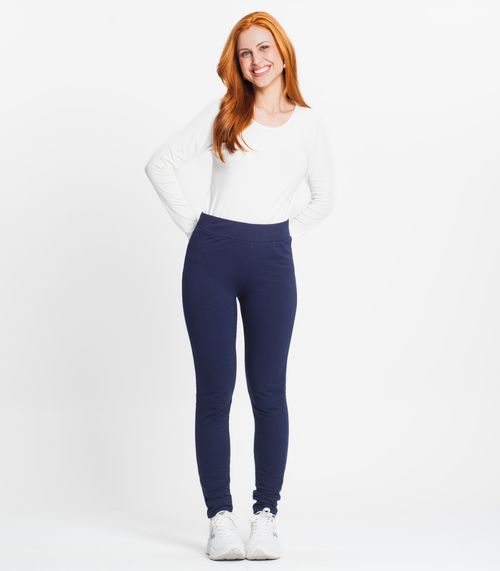 Legging Feminina Básica Rovitex Azul