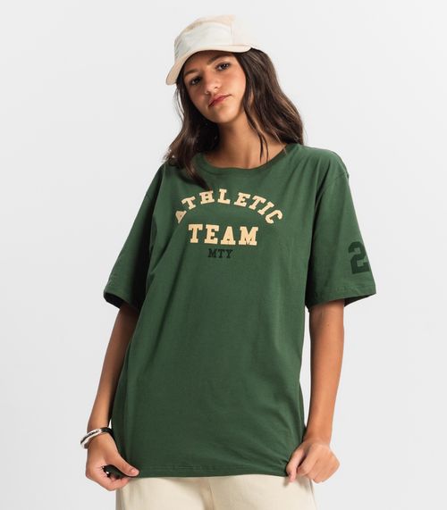 Camiseta Juvenil Masculina Em Meia Malha Minty Verde