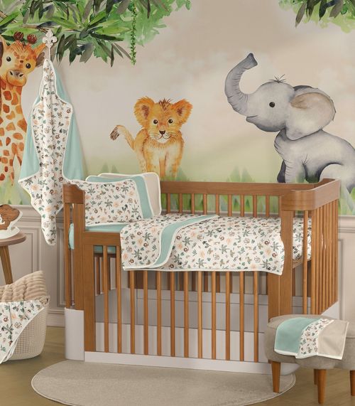 Jogo Cama Baby Estampado Vivaldi Verde
