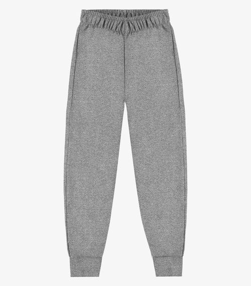 Calça Infantil Moletom Básica Rovitex Kids Cinza