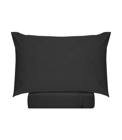 Jogo De Cama Solteiro Malha 2 Peças Fusion Vivaldi Cinza