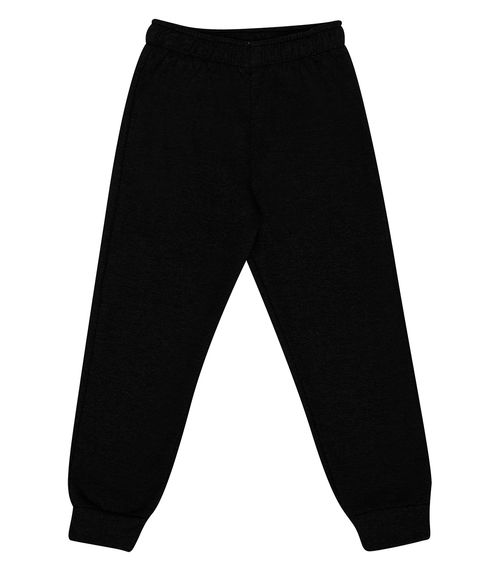 Calça Infantil Moletom Básica Rovitex Kids Preto