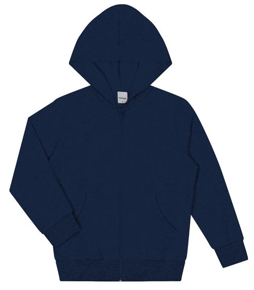 Jaqueta Infantil Moletom com Capuz Rovitex Kids Azul