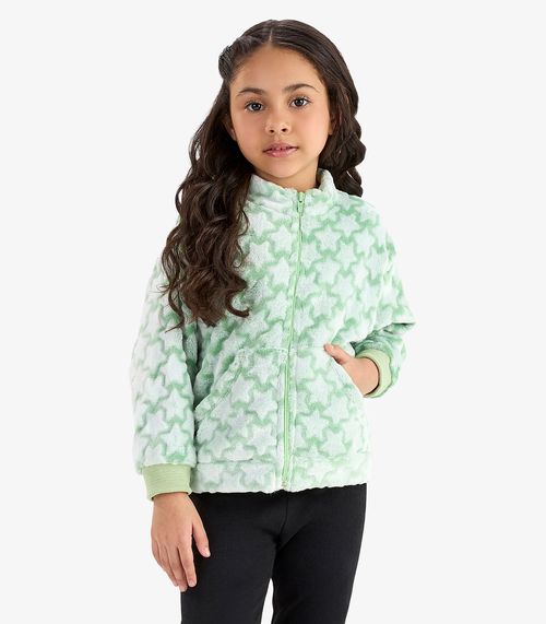Jaqueta Infantil Pelinho Rovi Kids Verde