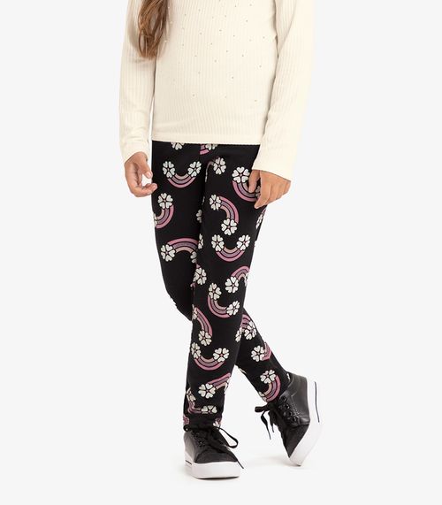 Legging Infantil Estampada Rovi Kids Preto