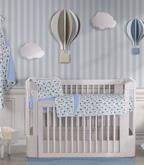 Jogo Cama Baby Estampado Vivaldi Azul