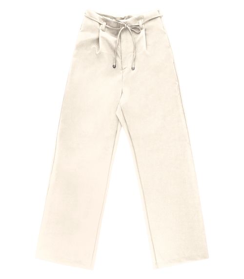 Calça Alfaiataria Pantalona Endless Bege