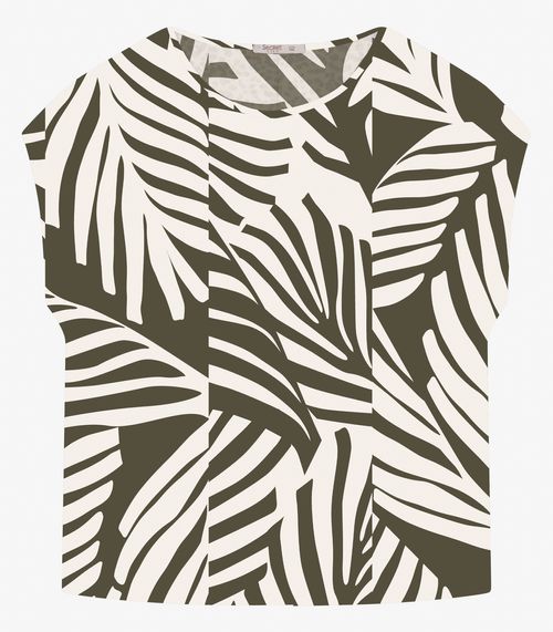 Blusa Manga Curta Plus Size Secret Glam Verde