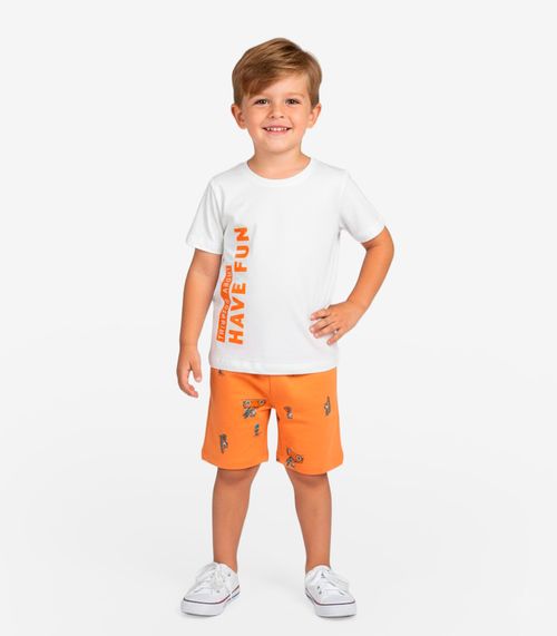 Conjunto Infantil Masculino Select Laranja