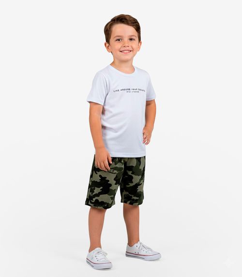 Conjunto Infantil Camiseta e Bermuda Select Verde