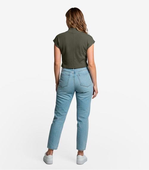 Blusa Feminina Com Gola Chaminé Select Verde