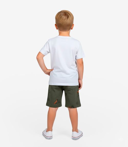 Conjunto Infantil Camiseta e Bermuda Select Verde