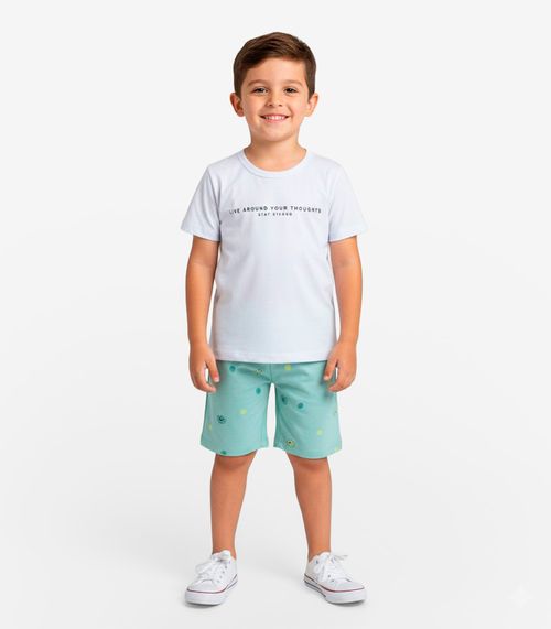 Conjunto Infantil Camiseta e Bermuda Select Verde