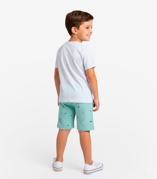 Conjunto Infantil Camiseta e Bermuda Select Verde