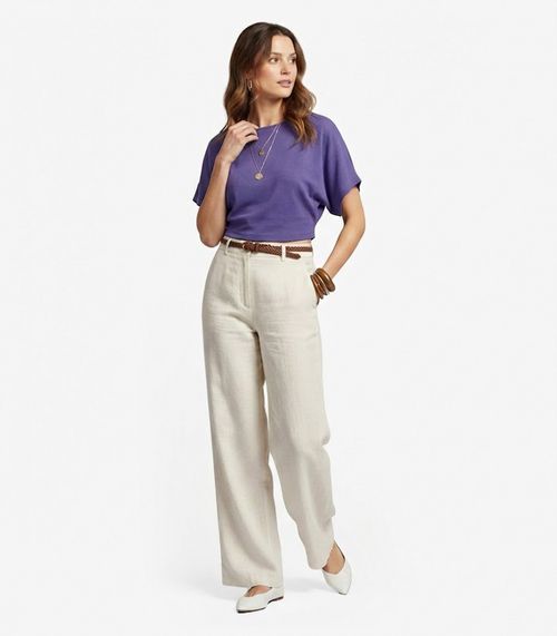 Blusa Cropped Feminina Infinita Cor Roxo