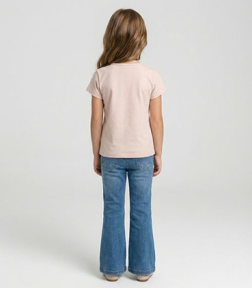 Blusa Infantil Manga Curta Trick Nick Rosa