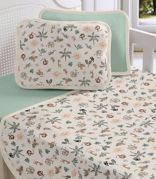 Fronha Avulsa Baby Estampada Vivaldi Verde