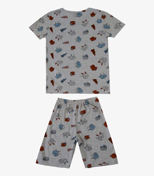 Pijama Menino Infantil Select Cinza