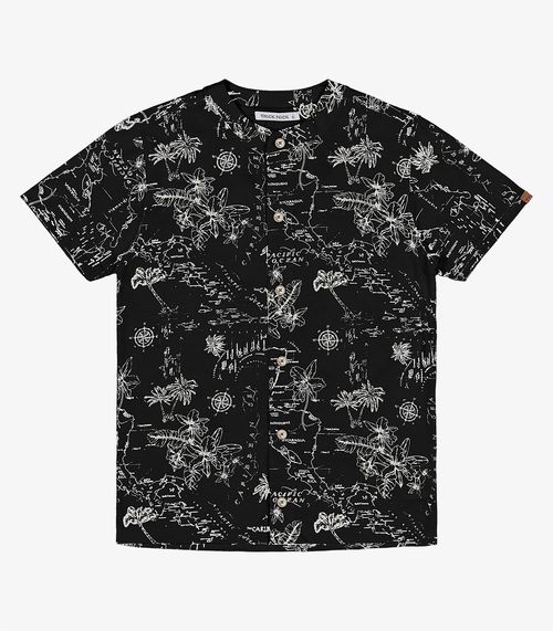 Camisa Infantil Estampada Trick Nick Preto