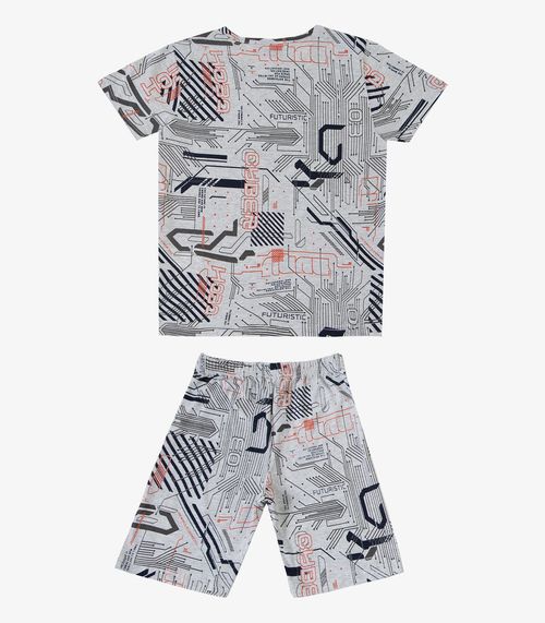 Pijama Menino Infantil Select Laranja