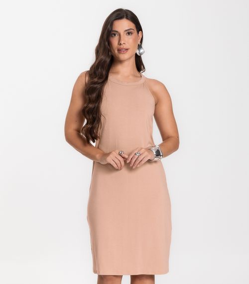 Vestido Feminino Infinita Cor Chocolate