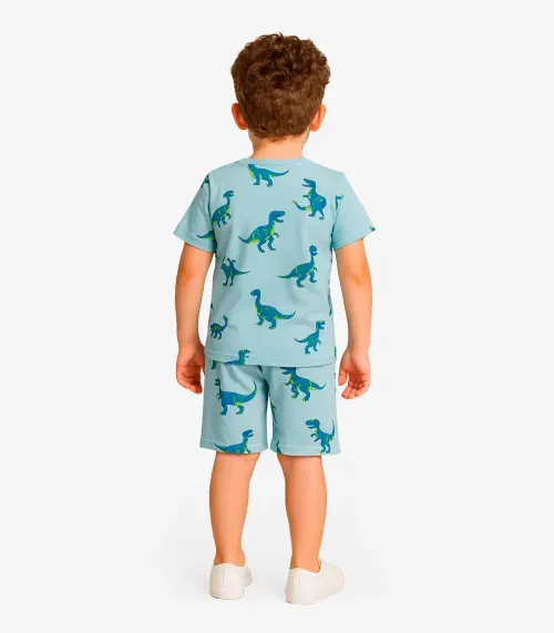 Pijama Infantil Menino Estampado Select Azul