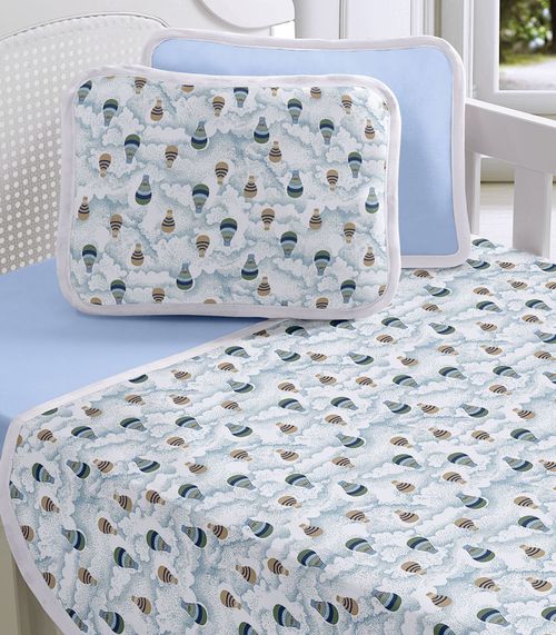 Fronha Avulsa Baby Estampada Vivaldi Azul