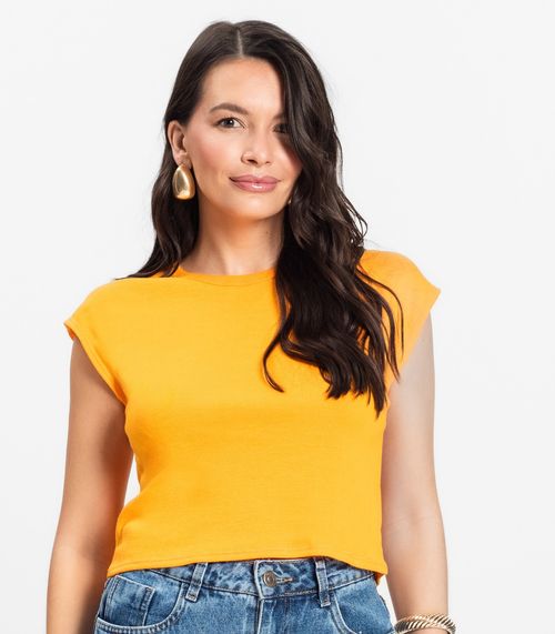 Blusa Feminina Infinita Cor Laranja