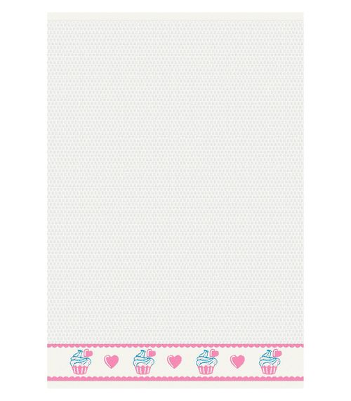 Pano De Copa Jacquard Atlantica Rosa