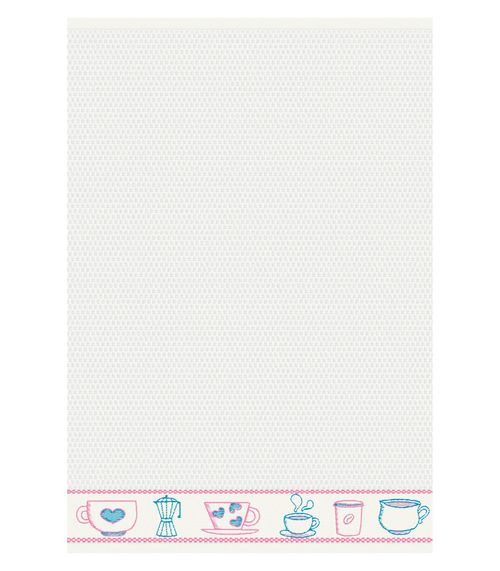 Pano De Copa Jacquard Atlantica Rosa