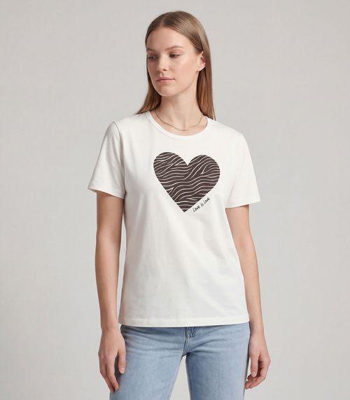 Blusa Feminina Manga Curta Infinita Cor Bege