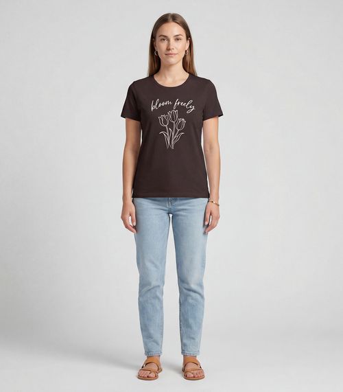 Blusa Feminina em Malha Visco Infinita Cor Preto