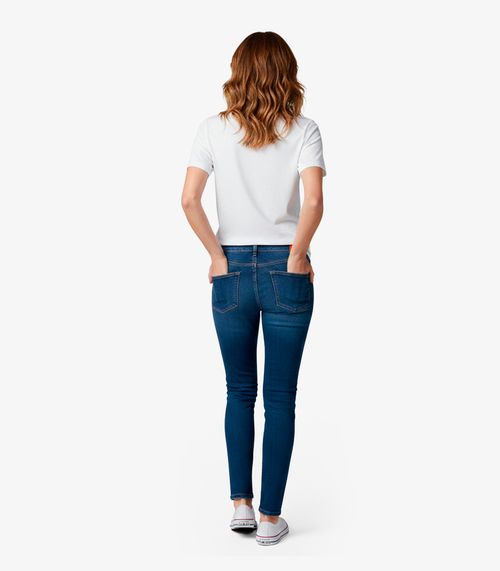 Blusa Feminina Manga Curta Infinita Cor Bege