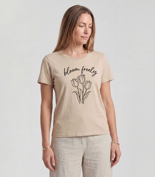 Blusa Feminina em Malha Visco Infinita Cor Marrom