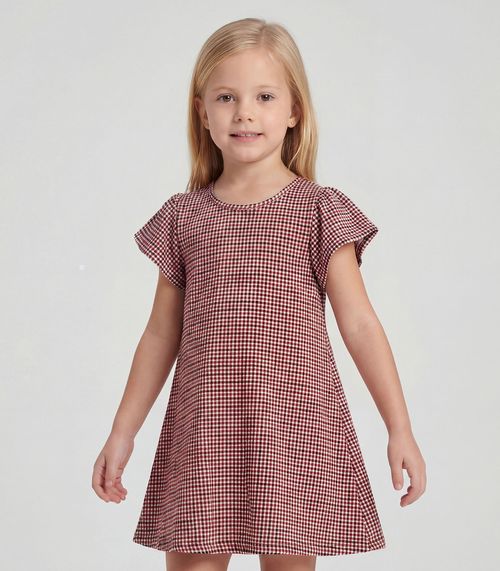 Vestido Infantil Feminino Estampado Select Vermelho