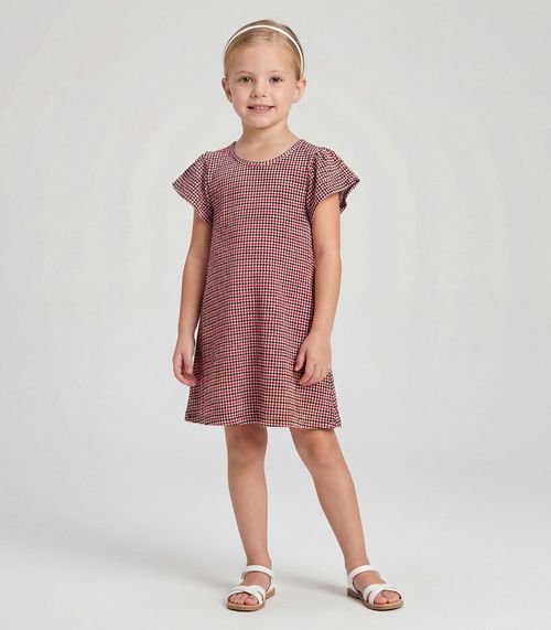Vestido Infantil Feminino Estampado Select Vermelho