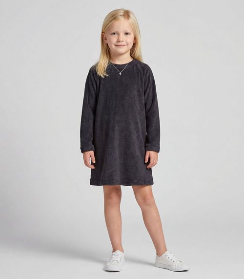 Vestido Infantil Manga Longa Select Preto